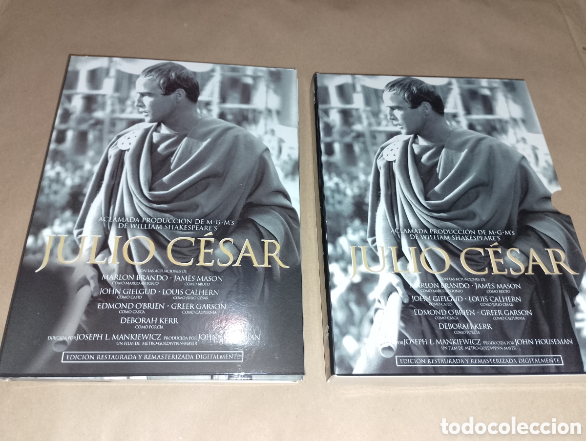 Cine: Dvd. Julio Cesar. Incluye libreto y 22 postales. Remasterizada.