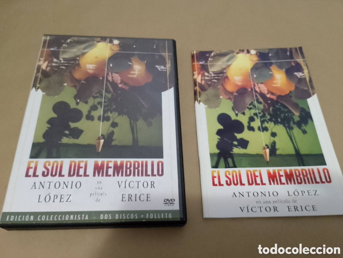 Cine: Dvd. El sol del membrillo. Edici&oacute;n Coleccionista 2 dvds + Libreto. Victor Erice. Documental de culto