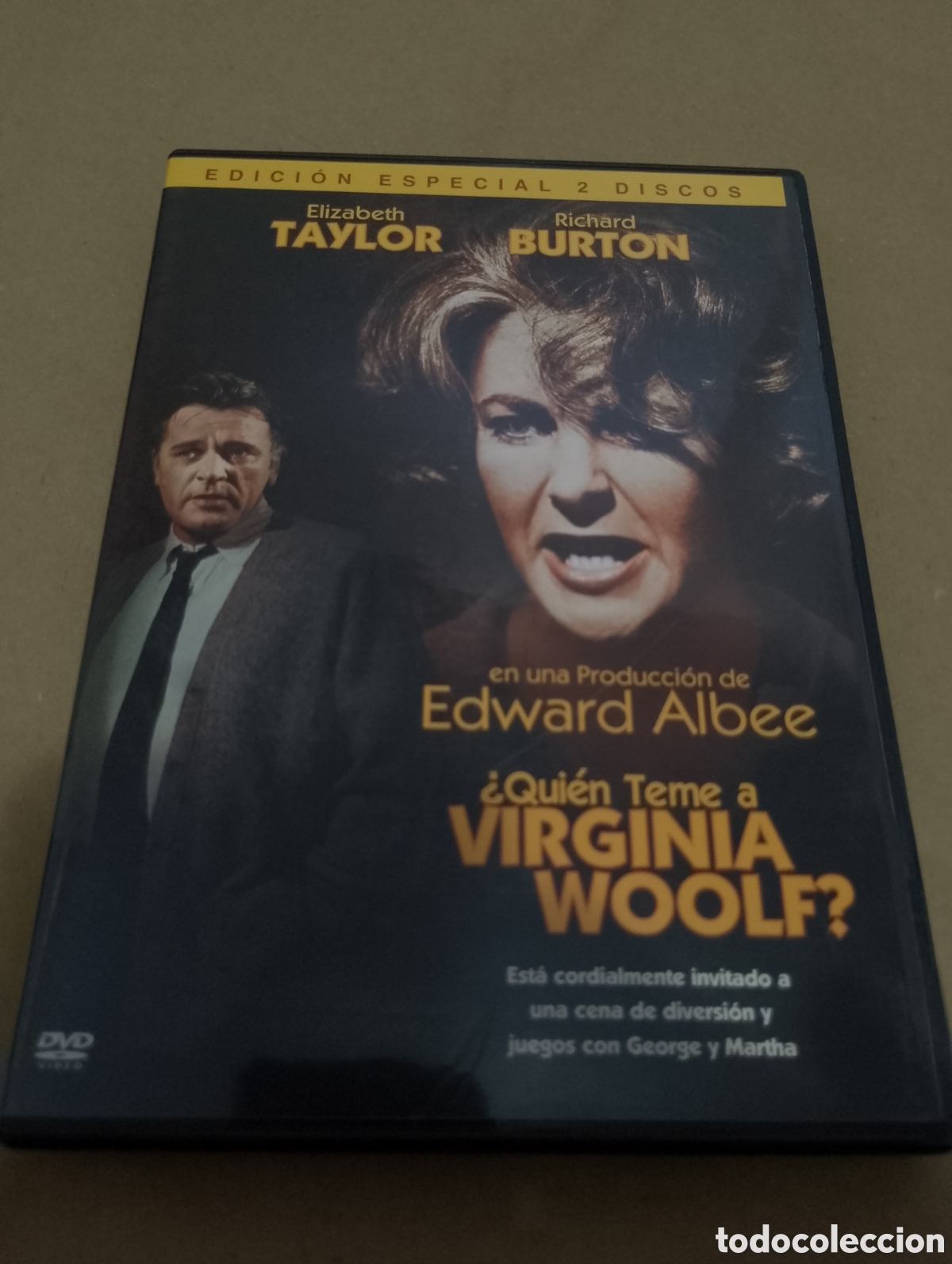 Cine: Dvd. &iquest;Qui&eacute;n teme a Virginia Wolf? Edici&oacute;n Descatalgoada. Con Elizabeth Taylor y Richard Burton.