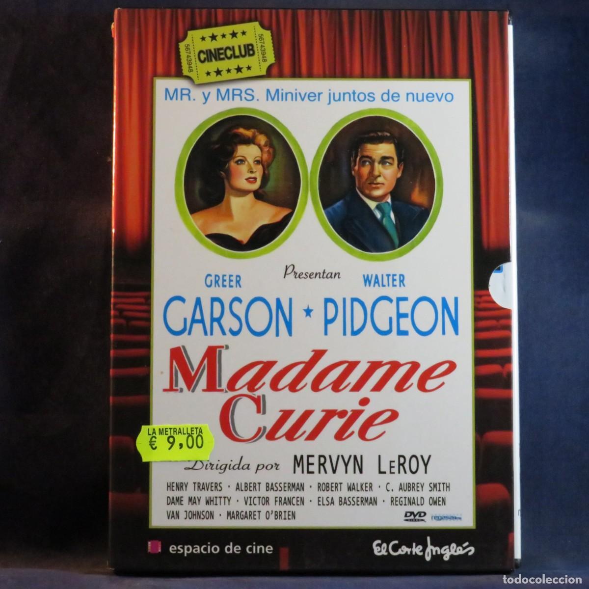 Cine: MADAME CURIE - DVD -
