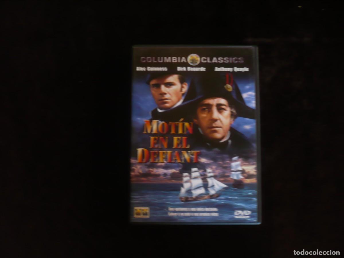 Cine: motin en el defiant - alec guinnes y dirk bogarte - dvd casi como nuevo