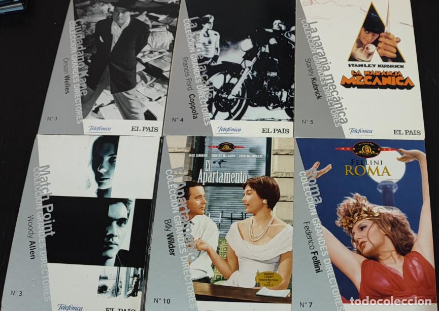Cine: 6 PELICULAS EN DVD, COLECCION GRANDES DIRECTORES EL PAIS, LA NARANJA MECANICA, EL APARTAMENTO, ROMA,