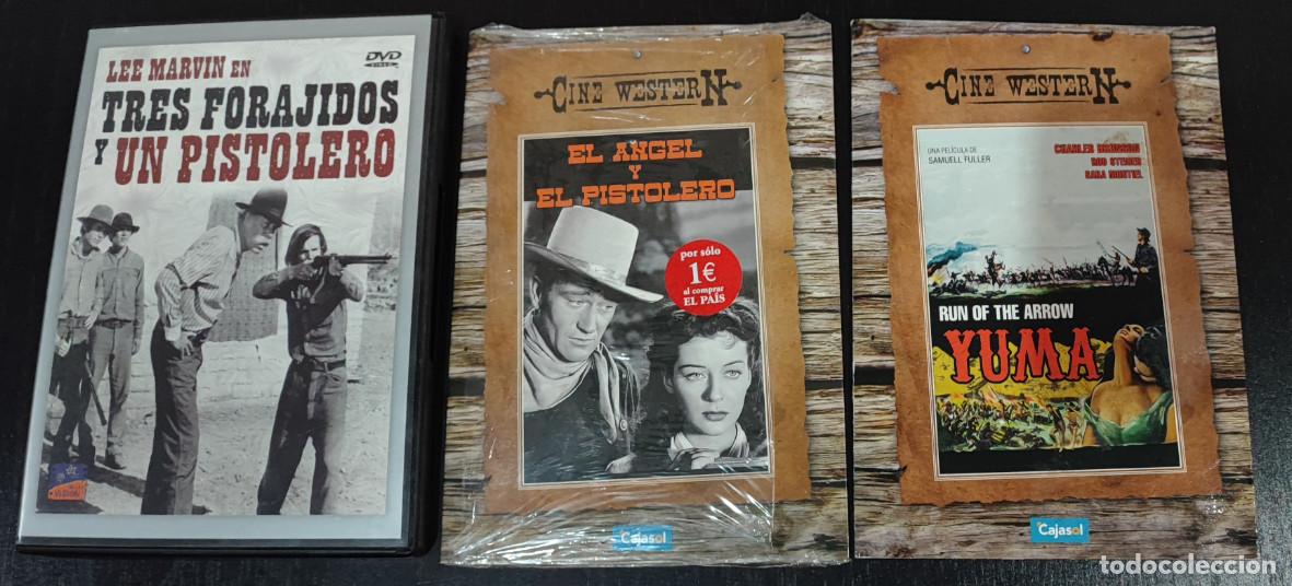Cine: 3 PELICULAS DEL OESTE EN DVD, EL ANGEL Y EL PISTOLERO PRECINTADA