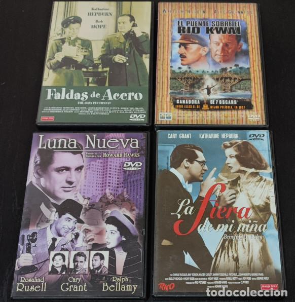 Cine: LOTE DE 4 PELICULAS CLASICAS EN DVD, EL PUENTE SOBRE EL RIO KWAI, LUNA NUEVA, LA FIERA DE MI NI&Ntilde;A,
