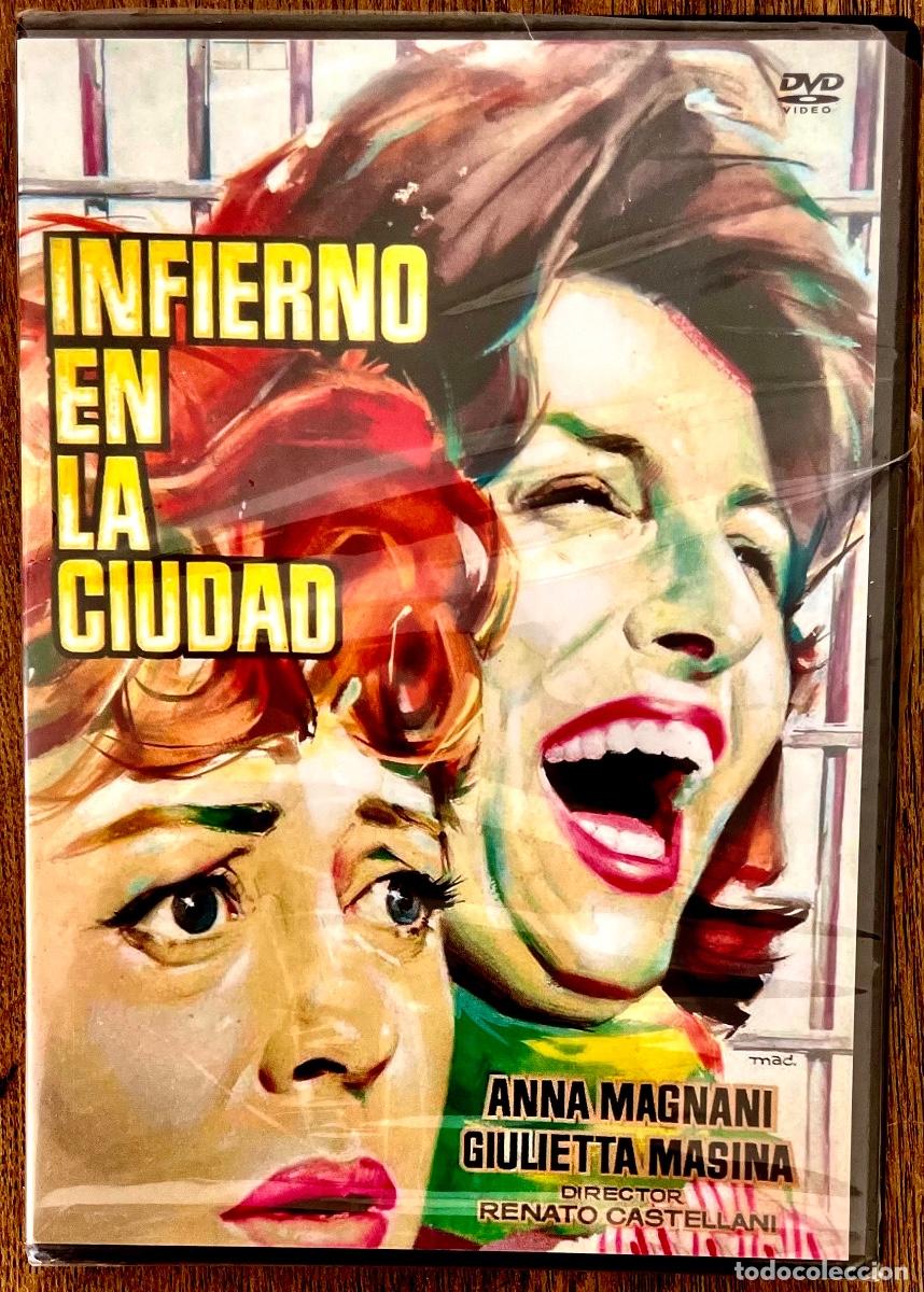 Cine: INFIERNO EN LA CIUDAD. Ana Magnani. Giulietta Massina. Alberto Sordi. Renato Salvatori. Castellani.