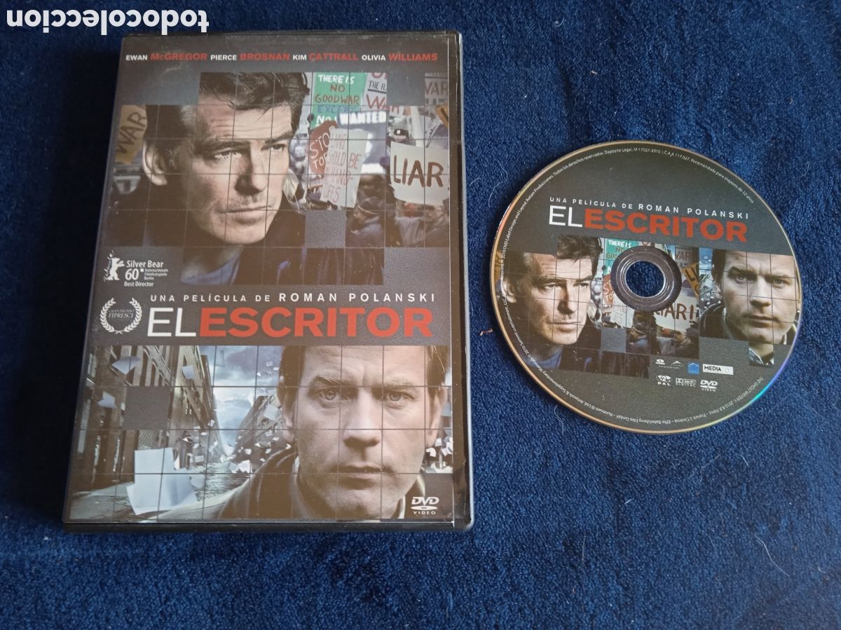Cinema: DVD -EL ESCRITOR - ROMAN POLANSKI - EWAN MC GREGOR