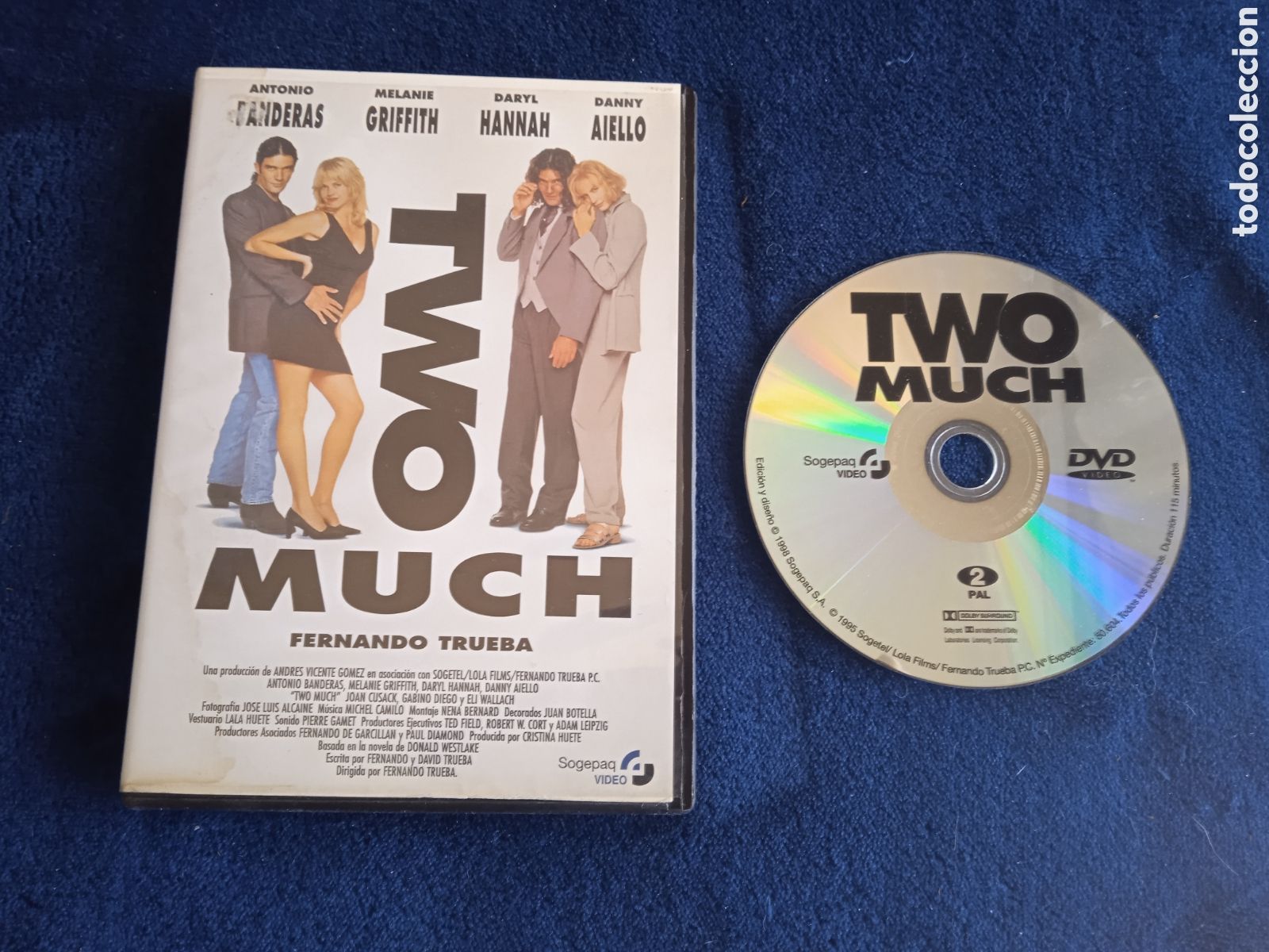 Cin&eacute;ma: DVD - TWO MUCH - ANTONIO BANDERAS - MELANIE GRIFFITH