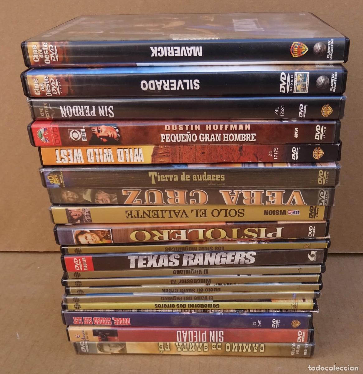 Kino: PELICULAS DEL OESTE LOTE DE 20 DVDS