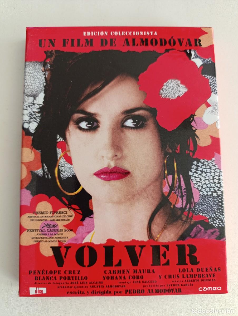 Cine: VOLVER Pel&iacute;cula 2x DVD Edici&oacute;n Especial Coleccionista + Libreto Pedro Almod&oacute;var Pen&eacute;lope Cruz