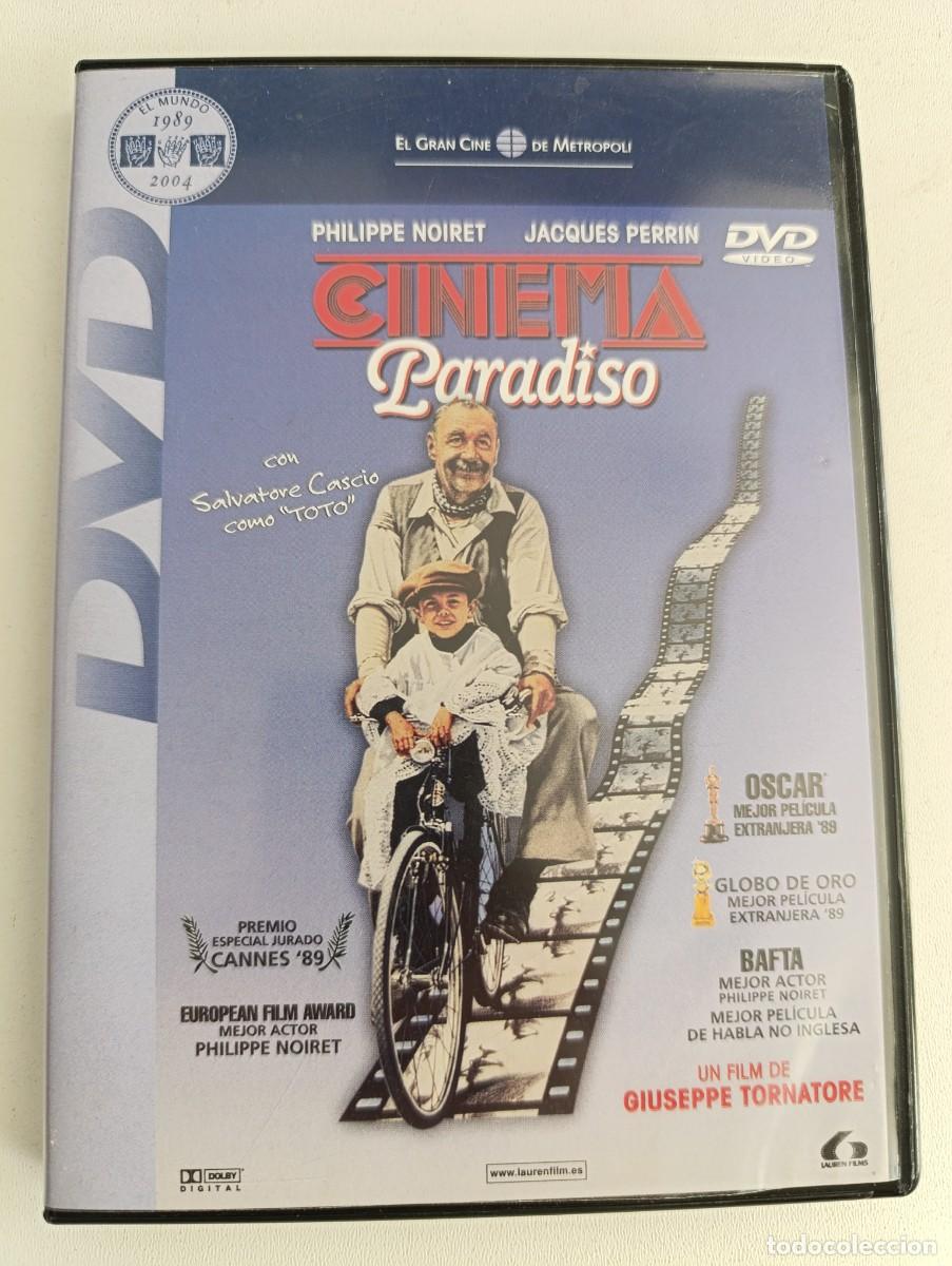Cine: CINEMA PARADISO Pel&iacute;cula DVD Giuseppe Tornatore Philippe Noiret Marco Leonardi Salvatore Cascio Agne