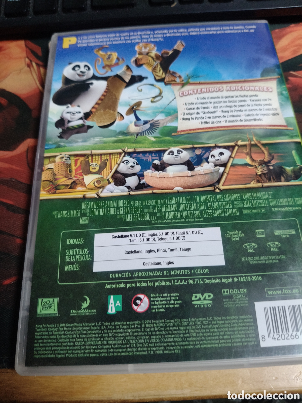Cine: Kung fu panda 3 DVD - 21