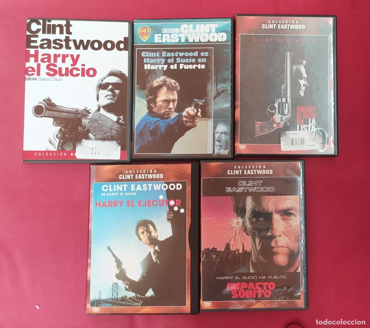 Cine: dvd Clint Eastwood Lote 5 pel&iacute;culas de Harry El sucio