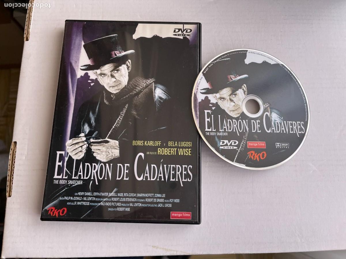 Cine: EL LADRON DE CADAVERES - PELICULA DVD KREATEN