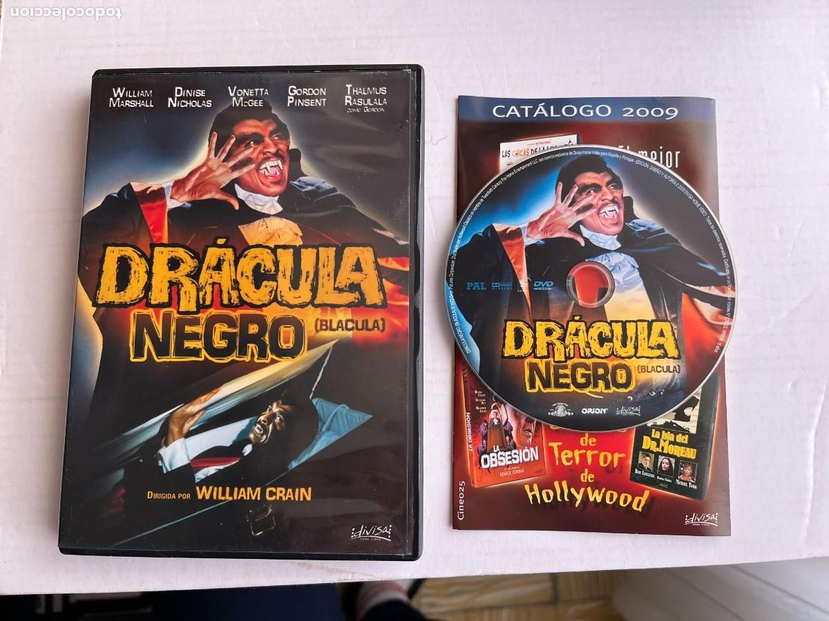 Cine: DRACULA NEGRO BLACULA BLACKULA - PELICULA DVD KREATEN