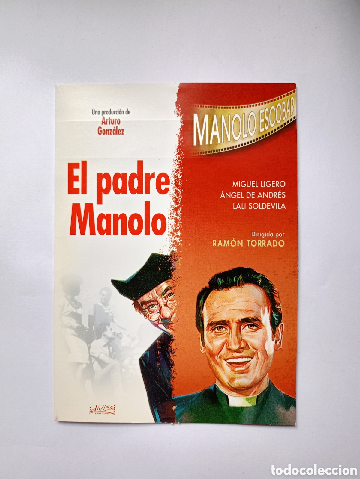Cinema: Pel&iacute;cula DVD Cart&oacute;n El Padre Manolo - Manolo Escobar - Ram&oacute;n Torrado - Miguel Ligero - Angel de Andr