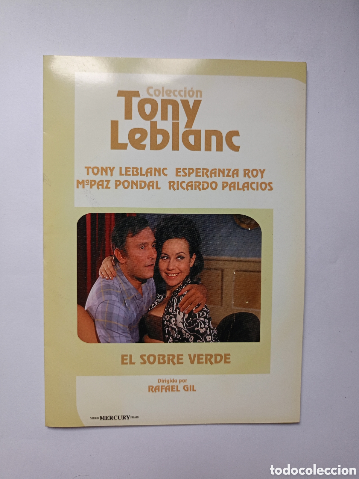 Cine: EL SOBRE VERDE. DVD DE LA PELICULA DE RAFAEL GIL. CON TONY LEBLANC, ESPERANZA ROY, MARI PAZ PONDAL