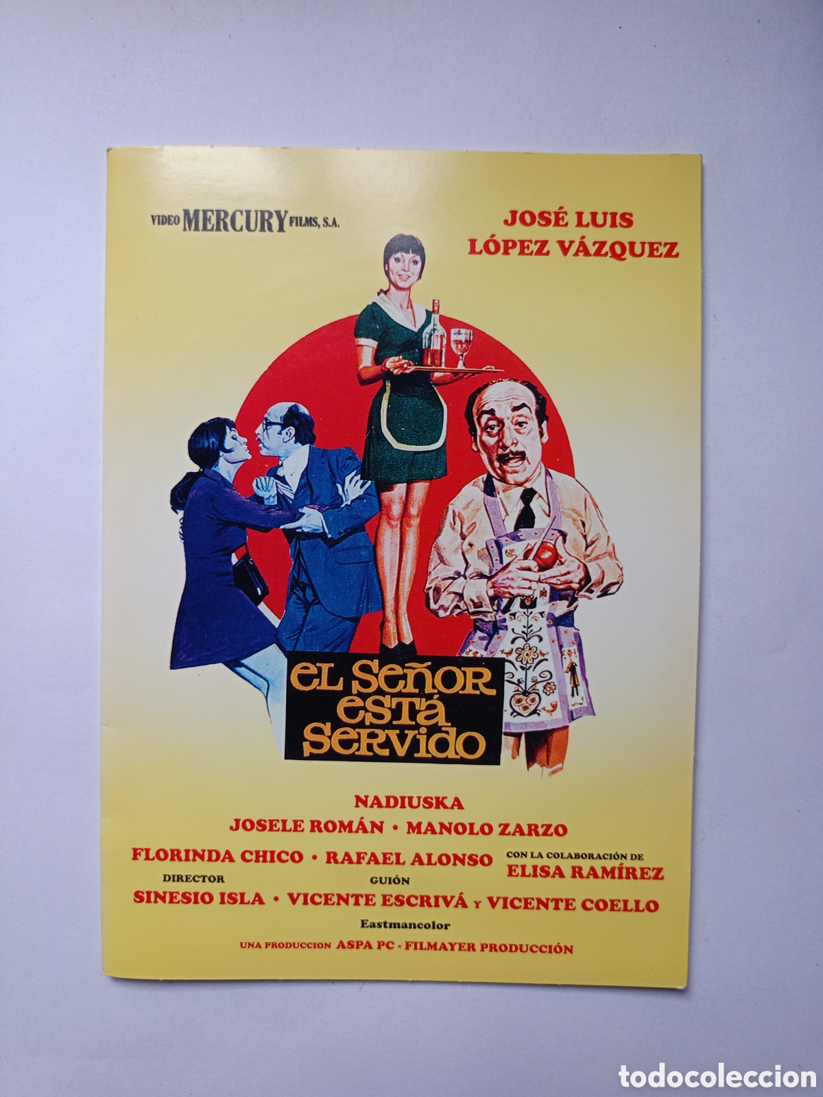 Cin&eacute;ma: Dvd de cine espa&ntilde;ol. El se&ntilde;or esta servido con Jos&eacute; Luis L&oacute;pez V&aacute;zquez