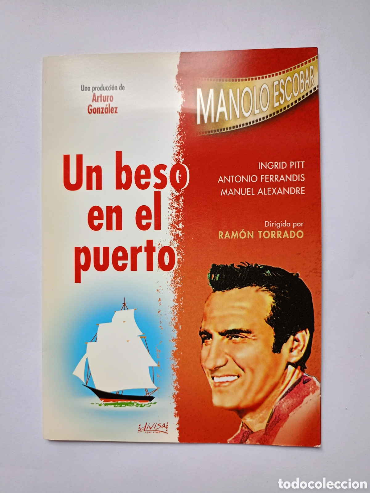 Cine: UN BESO EN EL PUERTO. DVD DE LA PELICULA DE RAMON TORRADO. CON MANOLO ESCOBAR, ANTONIO FERRANDIS Y M