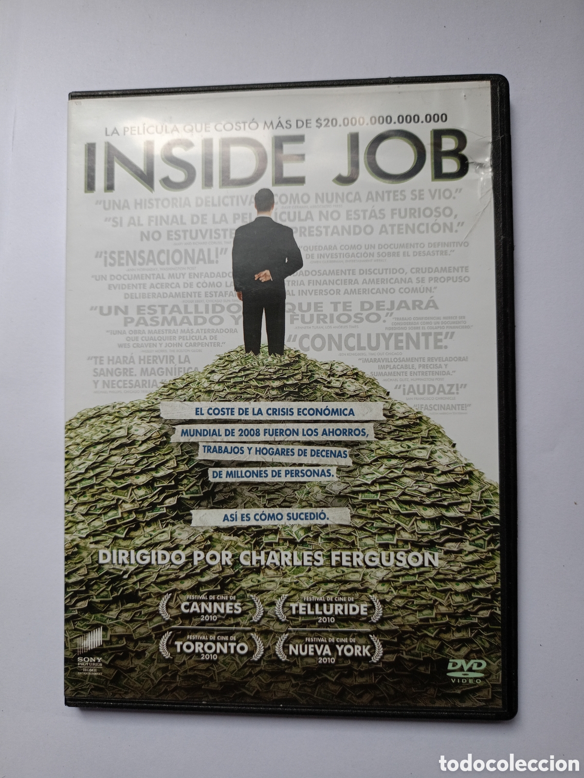 Cin&eacute;ma: DVD INSIDE JOB. DIRIGDO POR CHARLES FERGUSON.