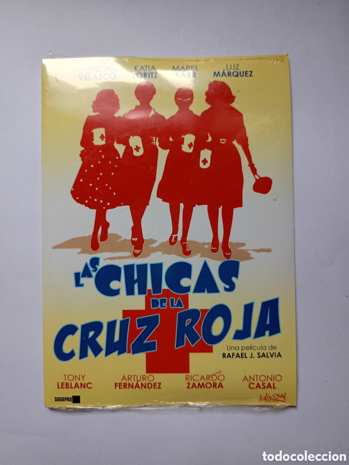 Cinema: DVD &rdquo;LAS CHICAS DE LA CRUZ ROJA&rdquo; CAJA CARTON FINA RAFAEL J SALVIA CONCHA VELASCO