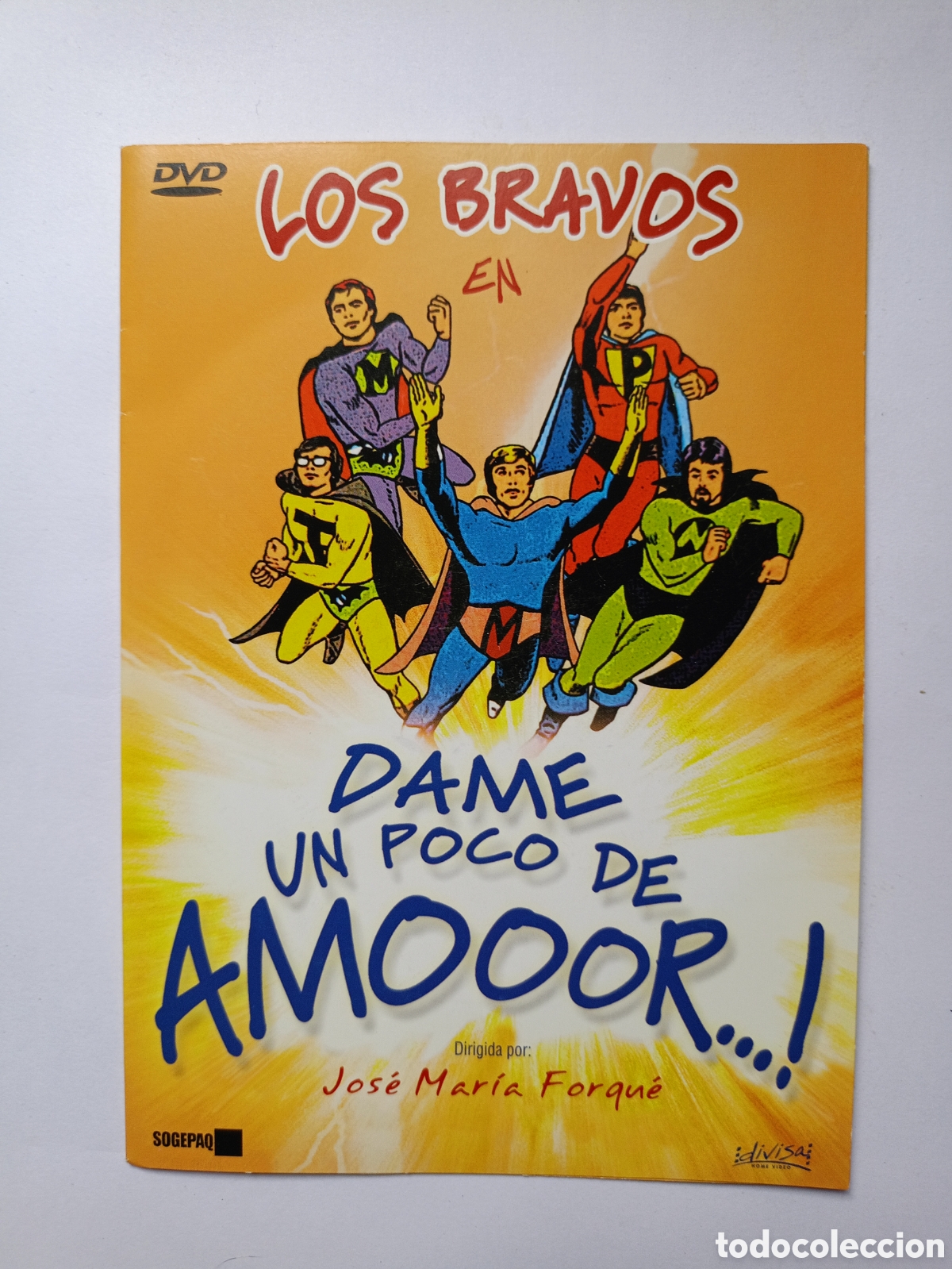 Cinema: LOS BRAVOS DAME UN POCO DE AMOR DVD PEL&Iacute;CULA MUSICAL GRUPO ESPA&Ntilde;OL M&Uacute;SICA POP TIP COLL FORQU&Eacute; EXTRAS