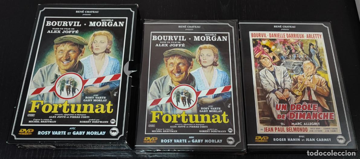 Cine: RENE CHATEAU, FORTUNAT, UN DROLE DE DIMANCHE, 2 PELICULAS EN DVD V.O. FRANCES, EN ESTUCHE