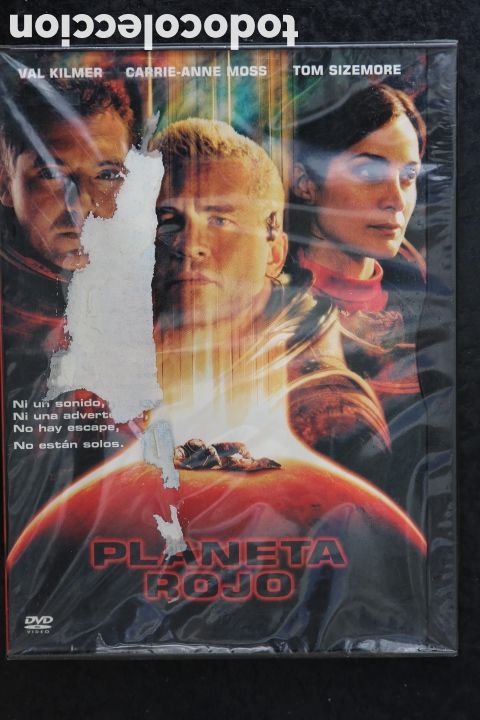 Cine: DVD precintado. MISI&Oacute;N A MARTE. Val Kilmer (Top Gun. Heat), Carrie Anne Moss (Matrix). Snapcase.