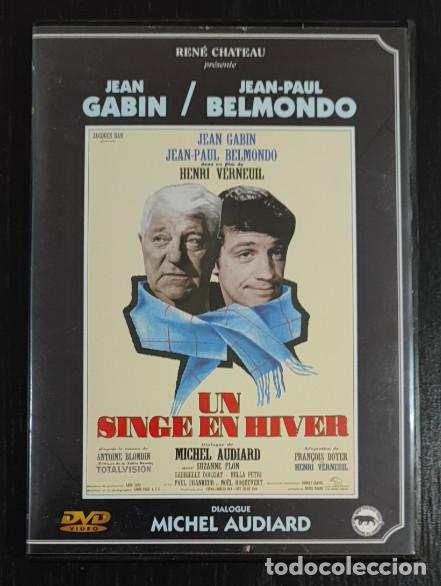 Cine: RENE CHATEAU, UN SINGE EN HIVER, JEAN GABIN, JEAN-PAUL BELMONDO, PELICULA EN DVD V.O. FRANCES