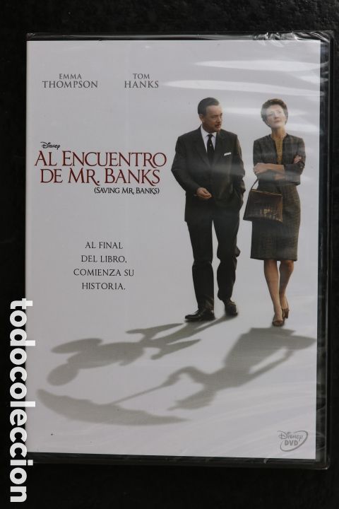 Cine: DVD precintado. AL ENCUENTRO DE MR. BANKS. Tom Hanks como Walt Disney y Emma Thompson como l