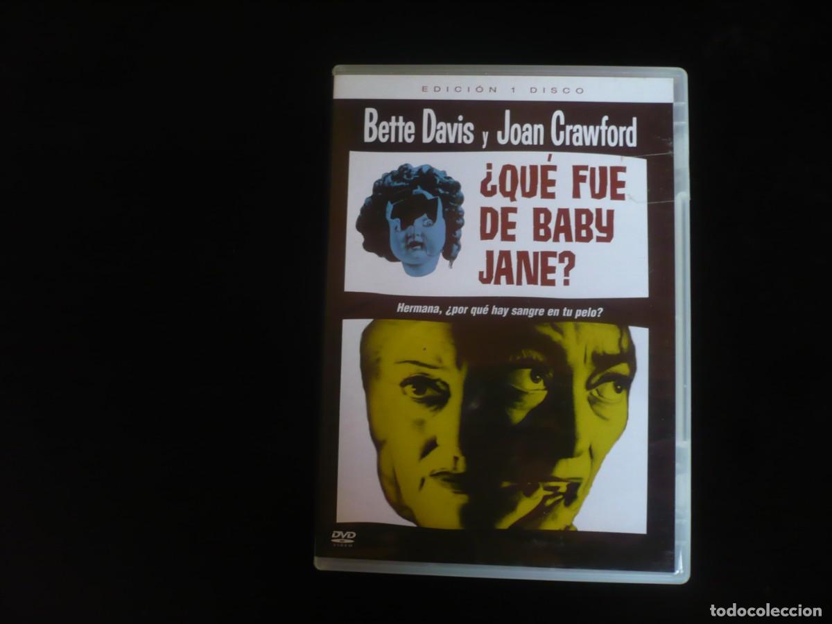 Cine: que fue de baby jane - bette davis y joan crawford - dvd casi como nuevo