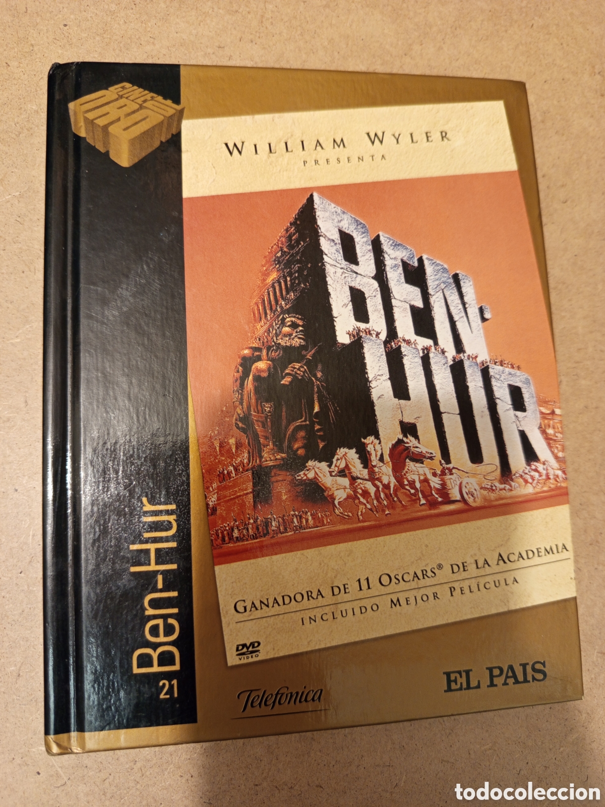 Cine: BEN HUR (DIRECTOR: WILLIAM WYLER) LIBRO DVD