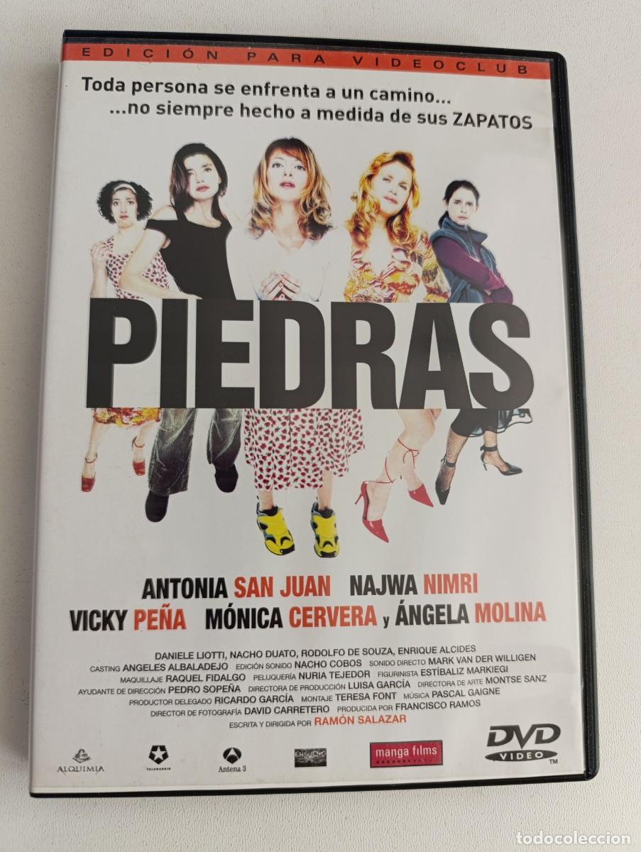 Cine: PIEDRAS Pel&iacute;cula DVD Ram&oacute;n Salazar Najwa Nimri Antonia San Juan Vicky Pe&ntilde;a M&oacute;nica Cervera &Aacute;ngela Mol