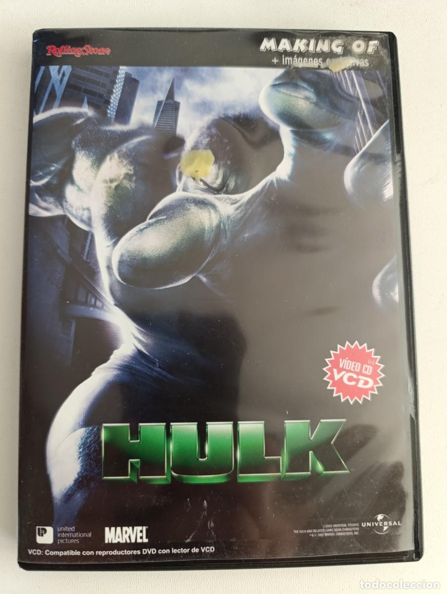 Cine: HULK Making Of VCD 2003 Im&aacute;genes del rodaje Trailer Entrevistas con los protagonistas DVD Marvel