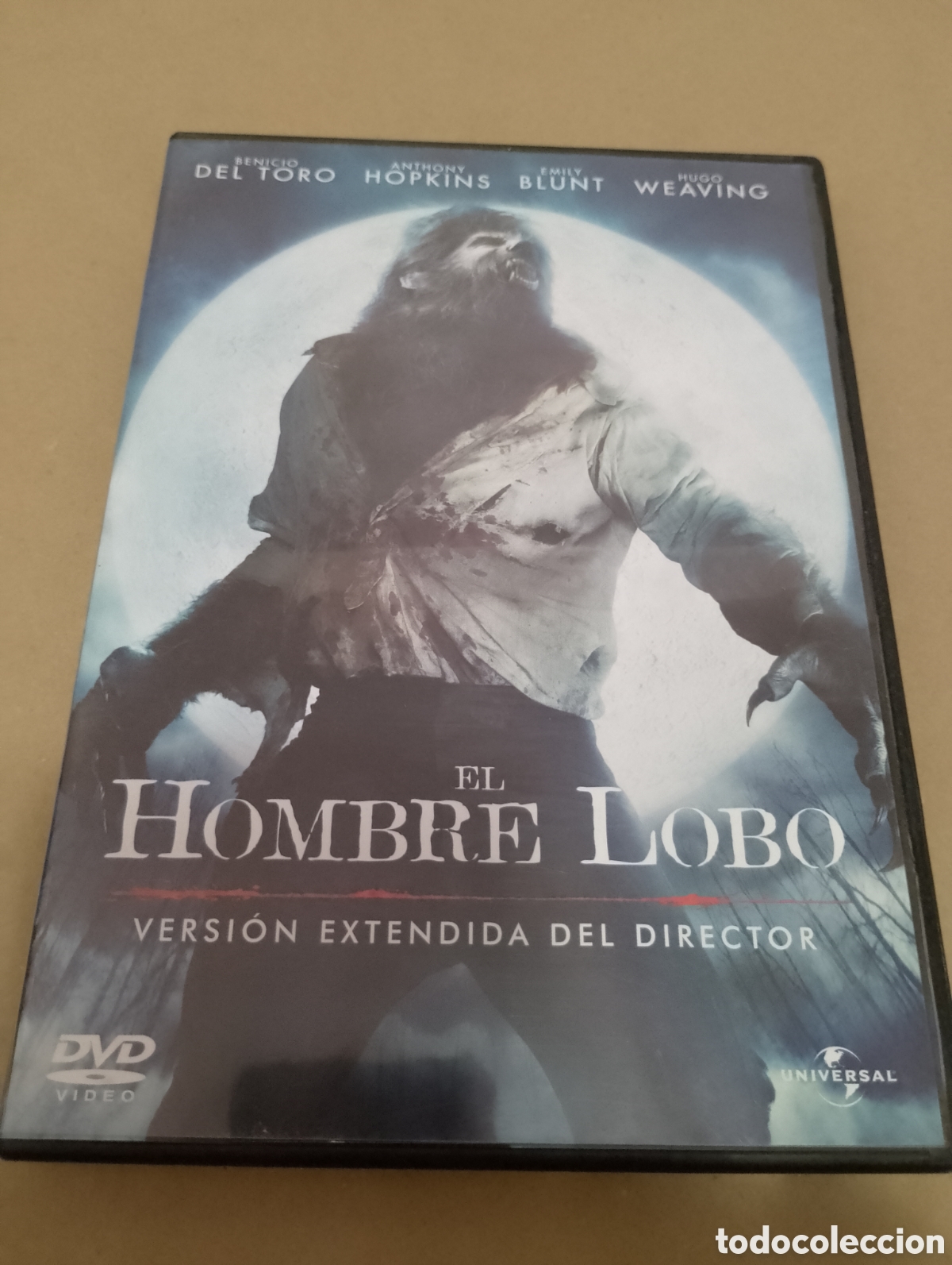 Cinema: Dvd. El hombre lobo. Versi&oacute;n Extendida del director. Con Anthony Hopkins