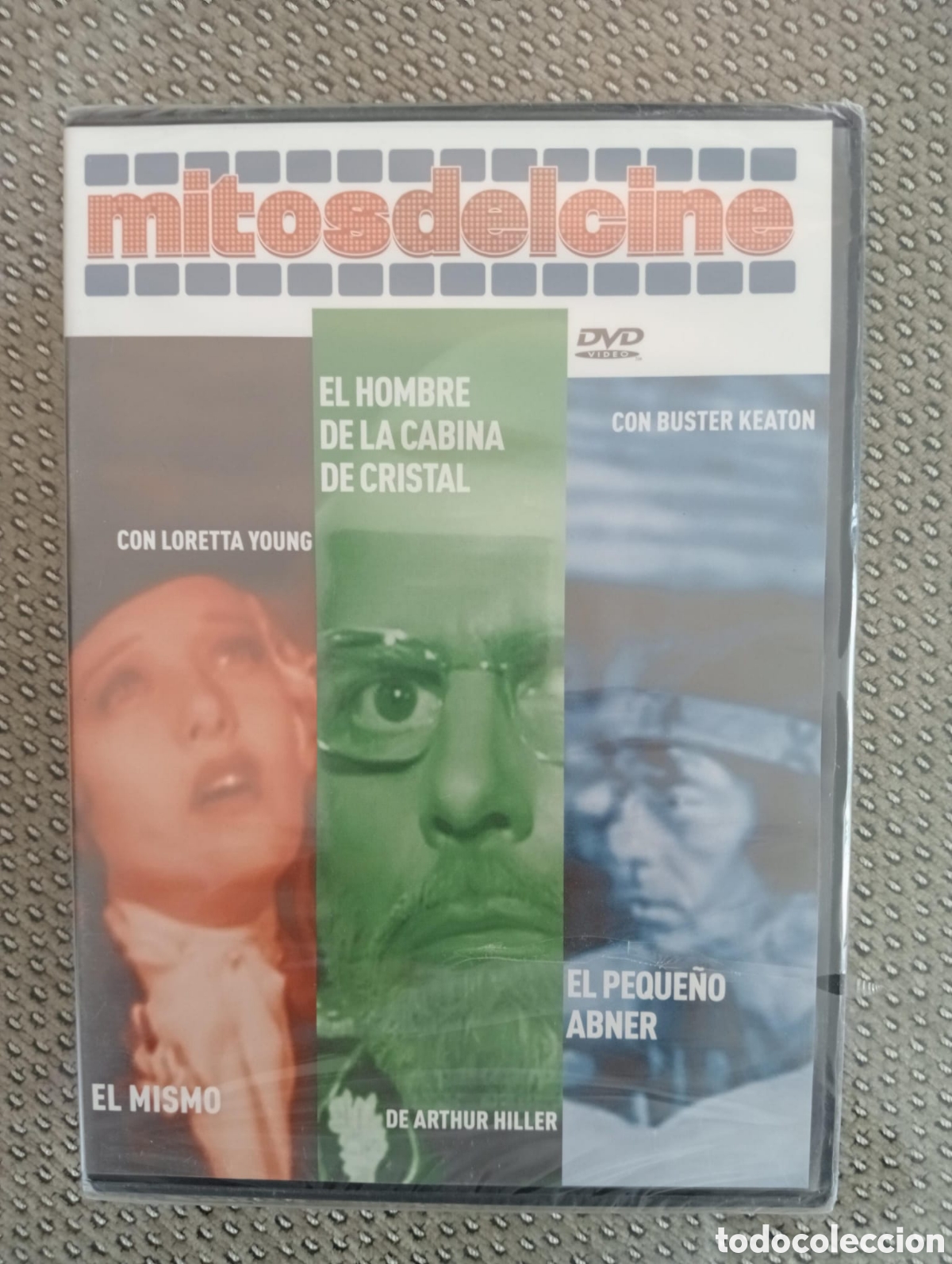 Cine: El mismo. El hombre de la cabina de cristal. El peque&ntilde;o Abner. Mitos del cine. DVD. Nuevo Precintado