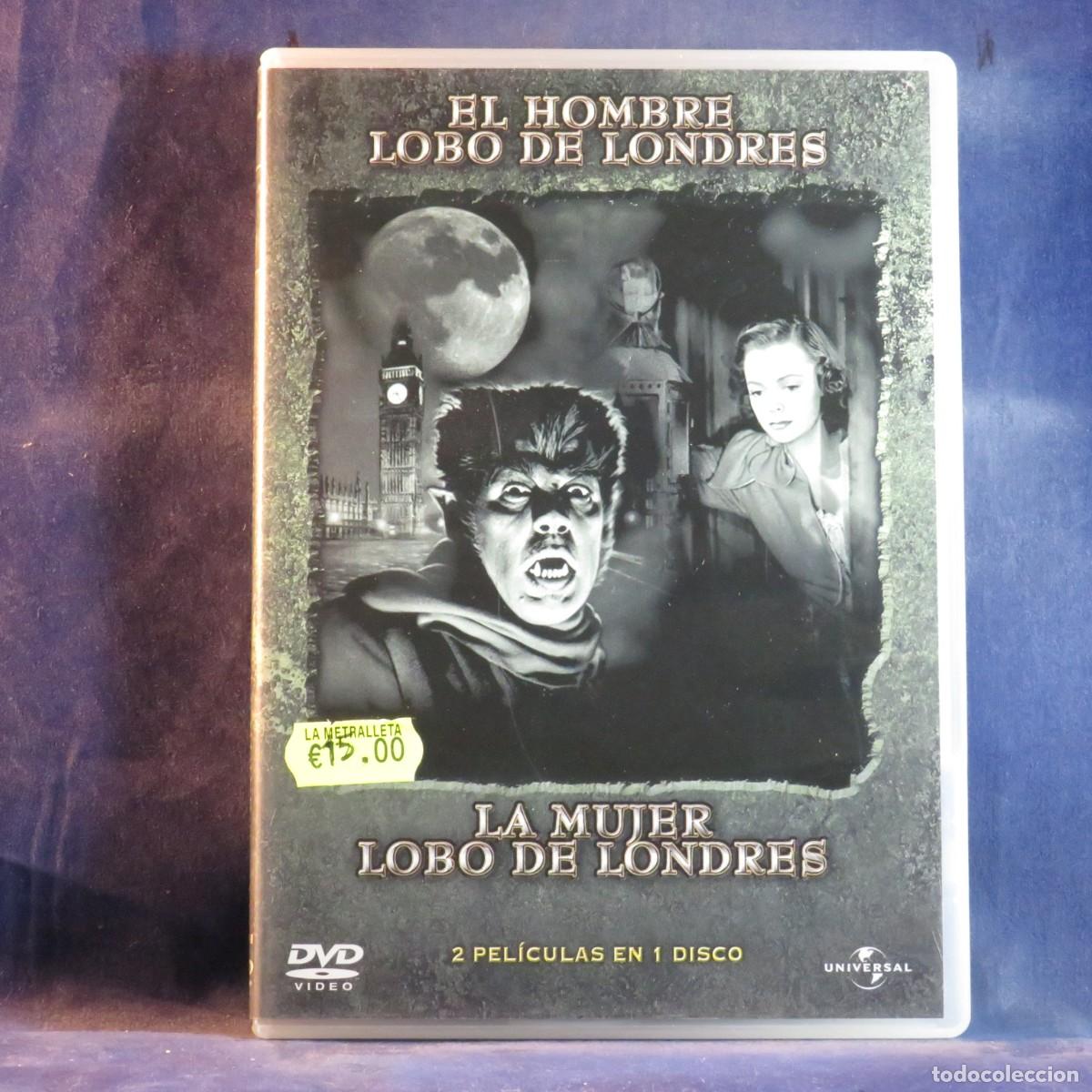 Cine: EL HOMBRE LOBO DE LONDRES - LA MUJER LOBO DE LONDRES - 2 DVD
