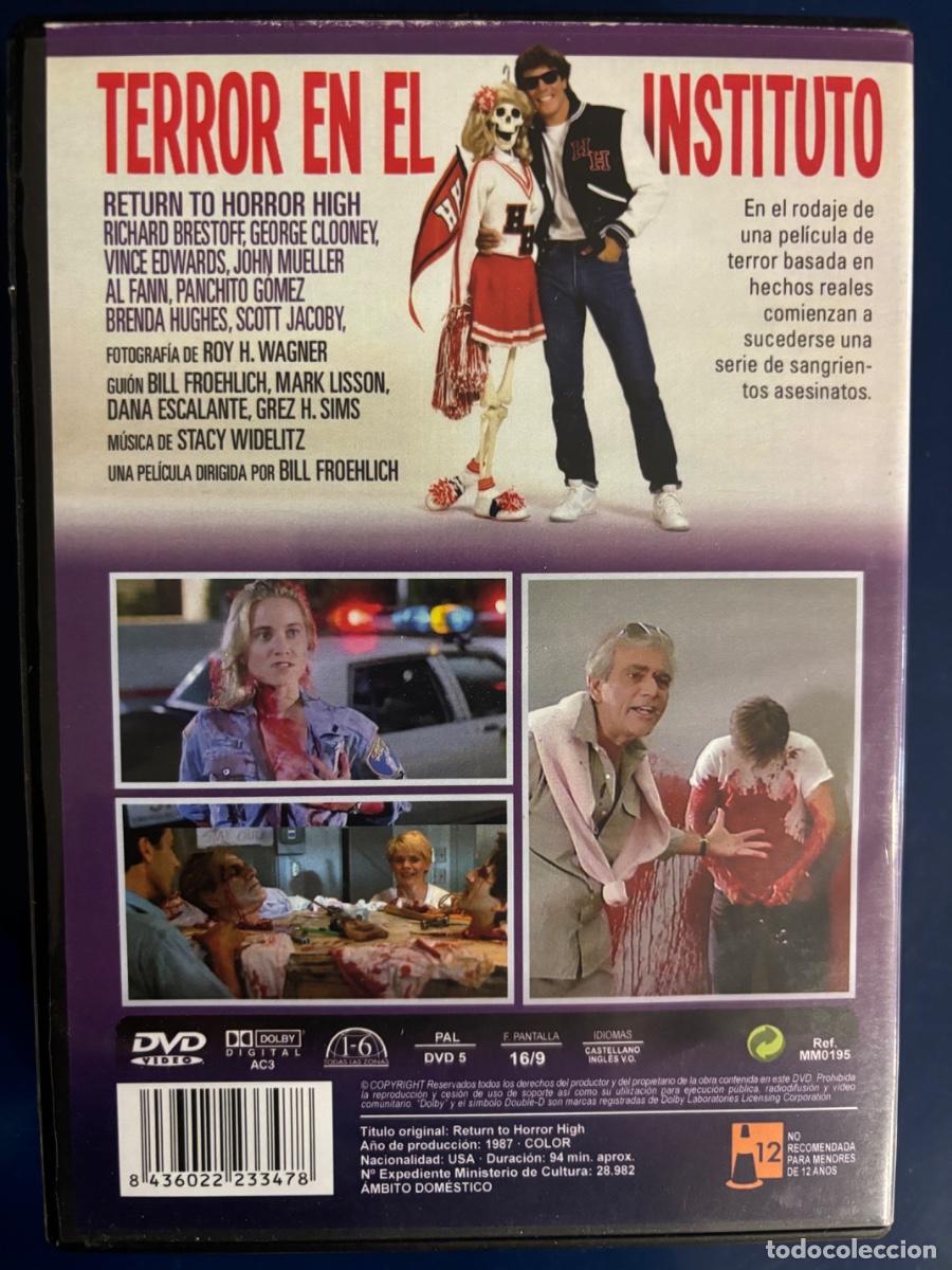 Cine: Terror en el Instituto (Pel&iacute;cula DVD) - Foto 2