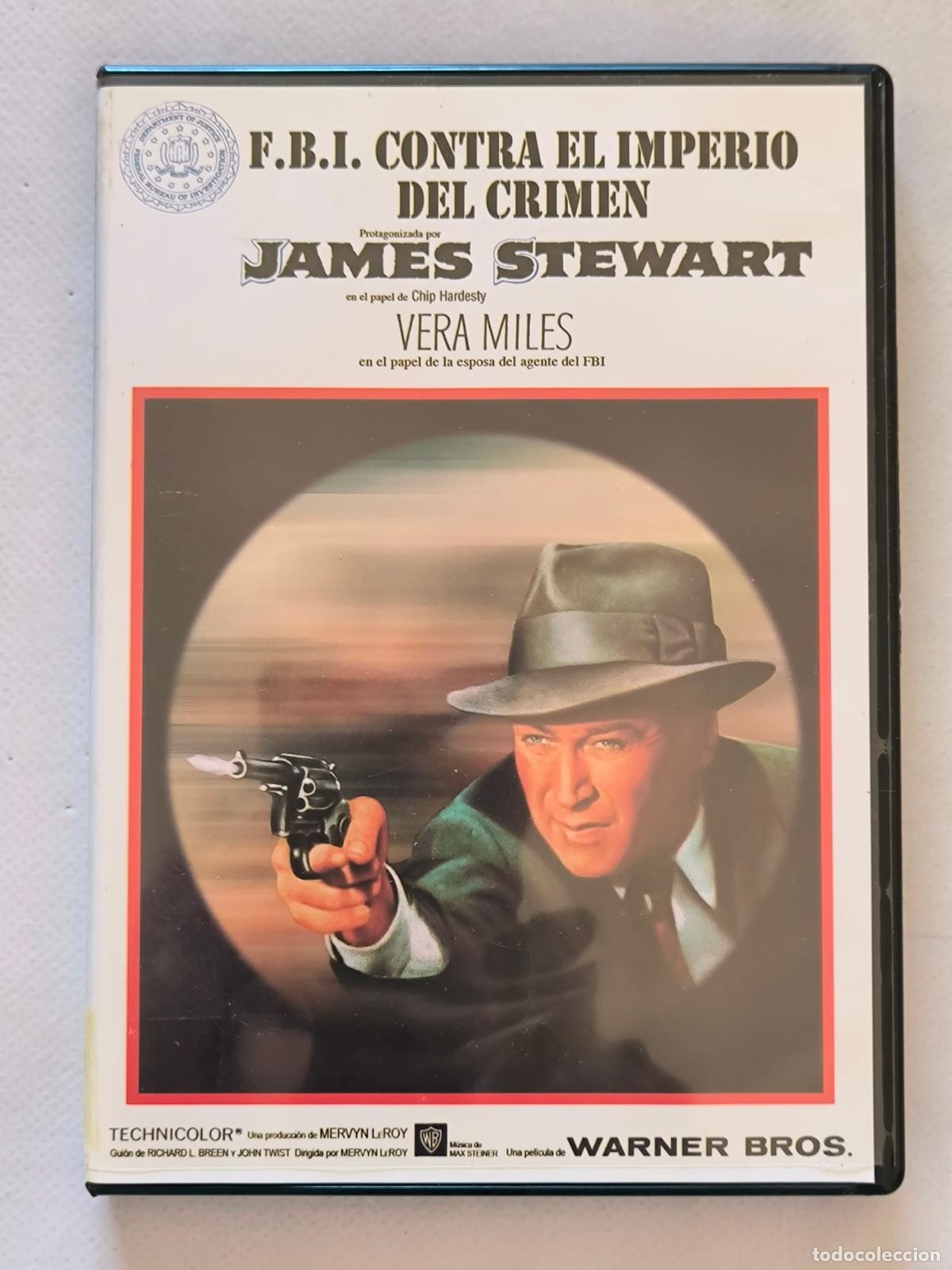 Cine: DVD F.B.I. CONTRA EL IMPERIO DEL CRIMEN - JAMES STEWART - FBI (5F1)