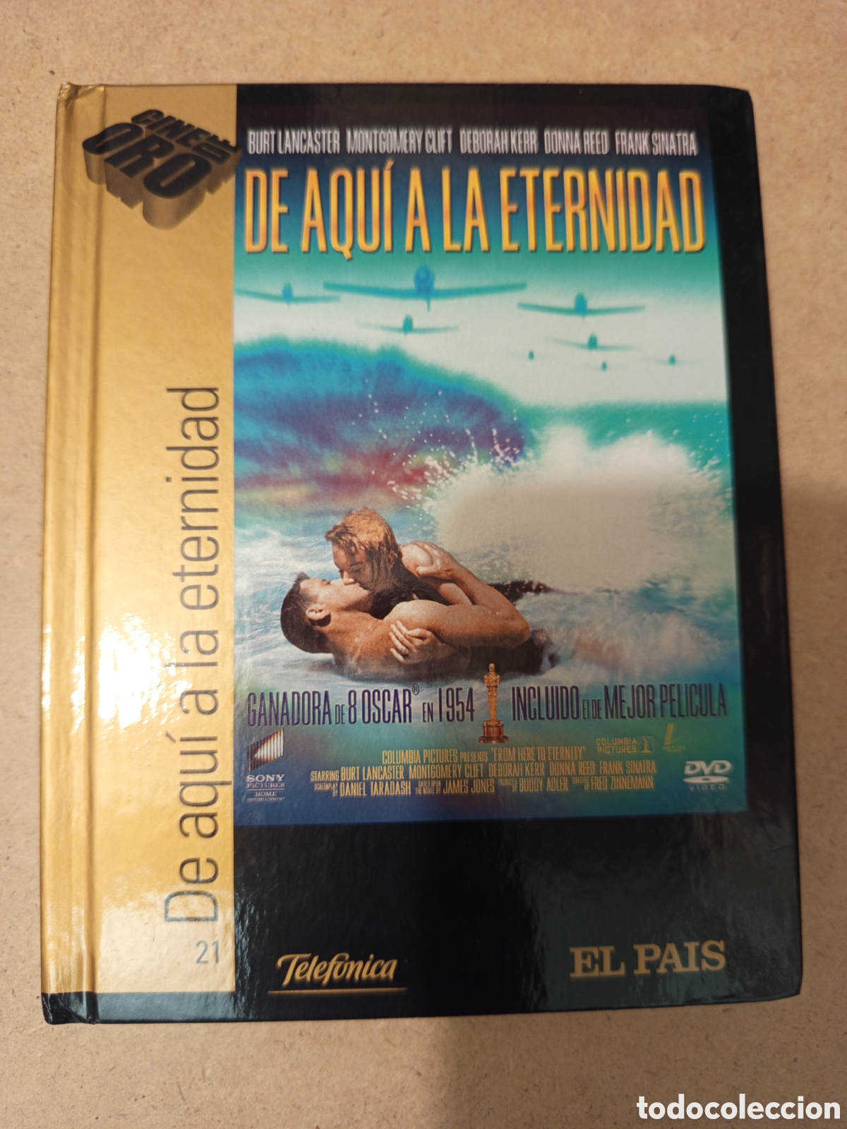 Cine: DE AQUI A LA ETERNIDAD (DIRECTOR: FRED ZINNEMANN) LIBRO DVD
