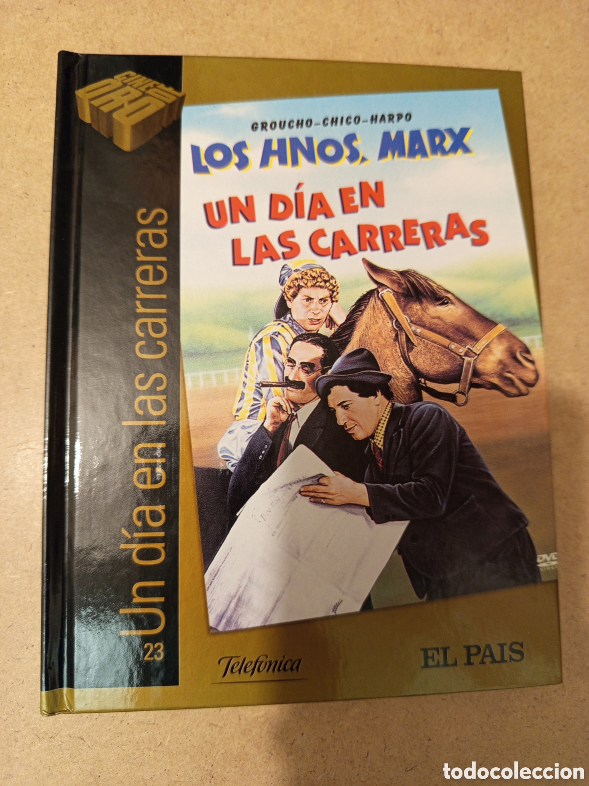 Cine: UN DIA EN LAS CARRERAS (DIRECTOR: SAM WOOD) LIBRO DVD