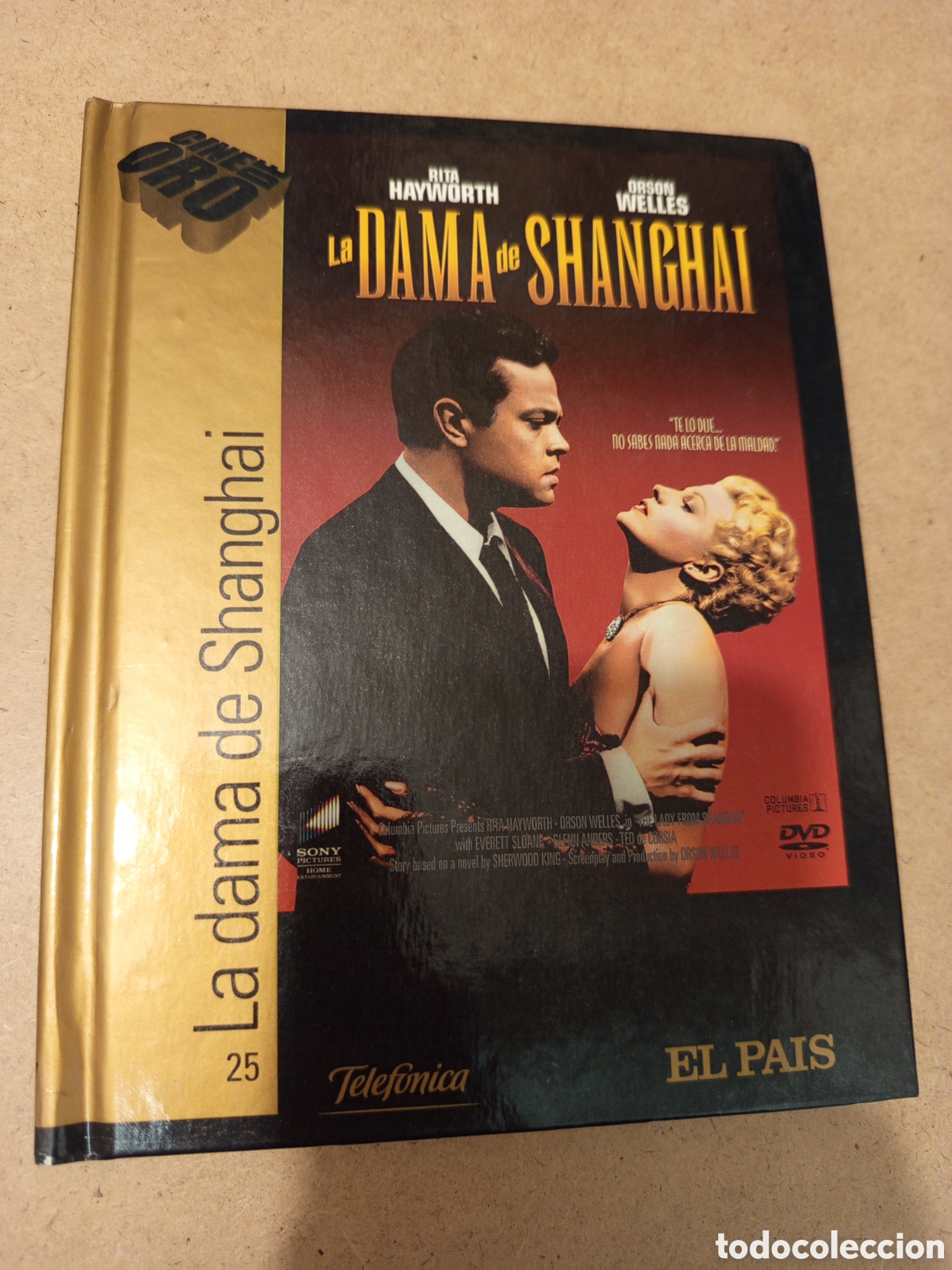 Cine: LA DAMA DE SHANGHAI (DIRECTOR: ORSON WELLES) LIBRO DVD