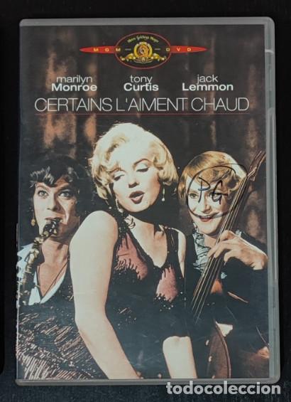 Cine: CERTAINS L'AIMENT CHAUD, MARILYN MONROE, TONY CURTIS, JACK LEMMON, DVD, VARIOS IDIOMAS