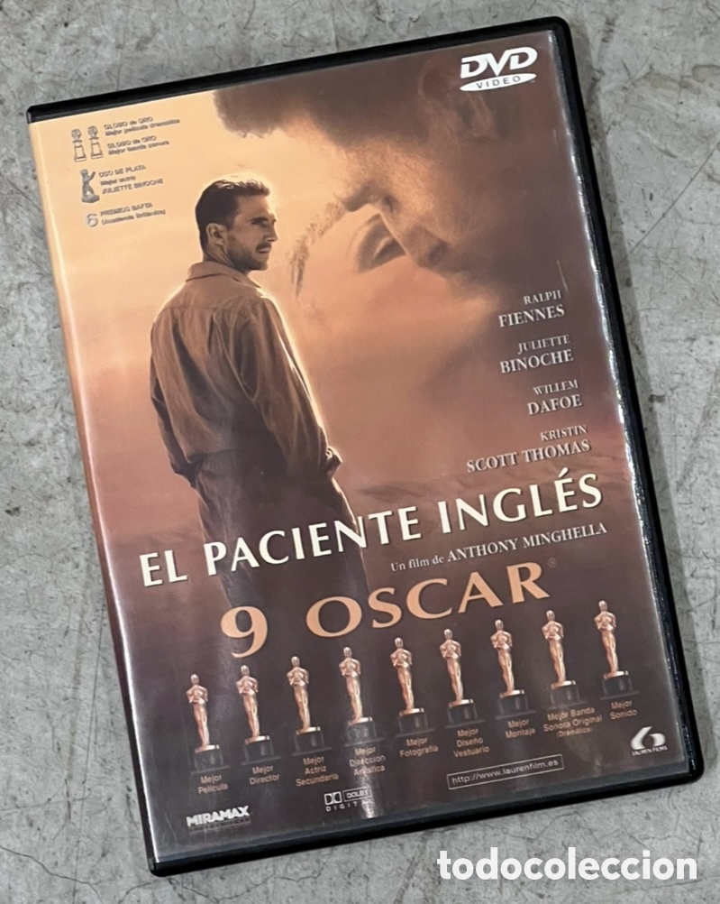 Cine: Pel&iacute;cula. &ldquo;El paciente ingl&eacute;s&rdquo;. Anthony Minghella. 1997. Lauren Films.