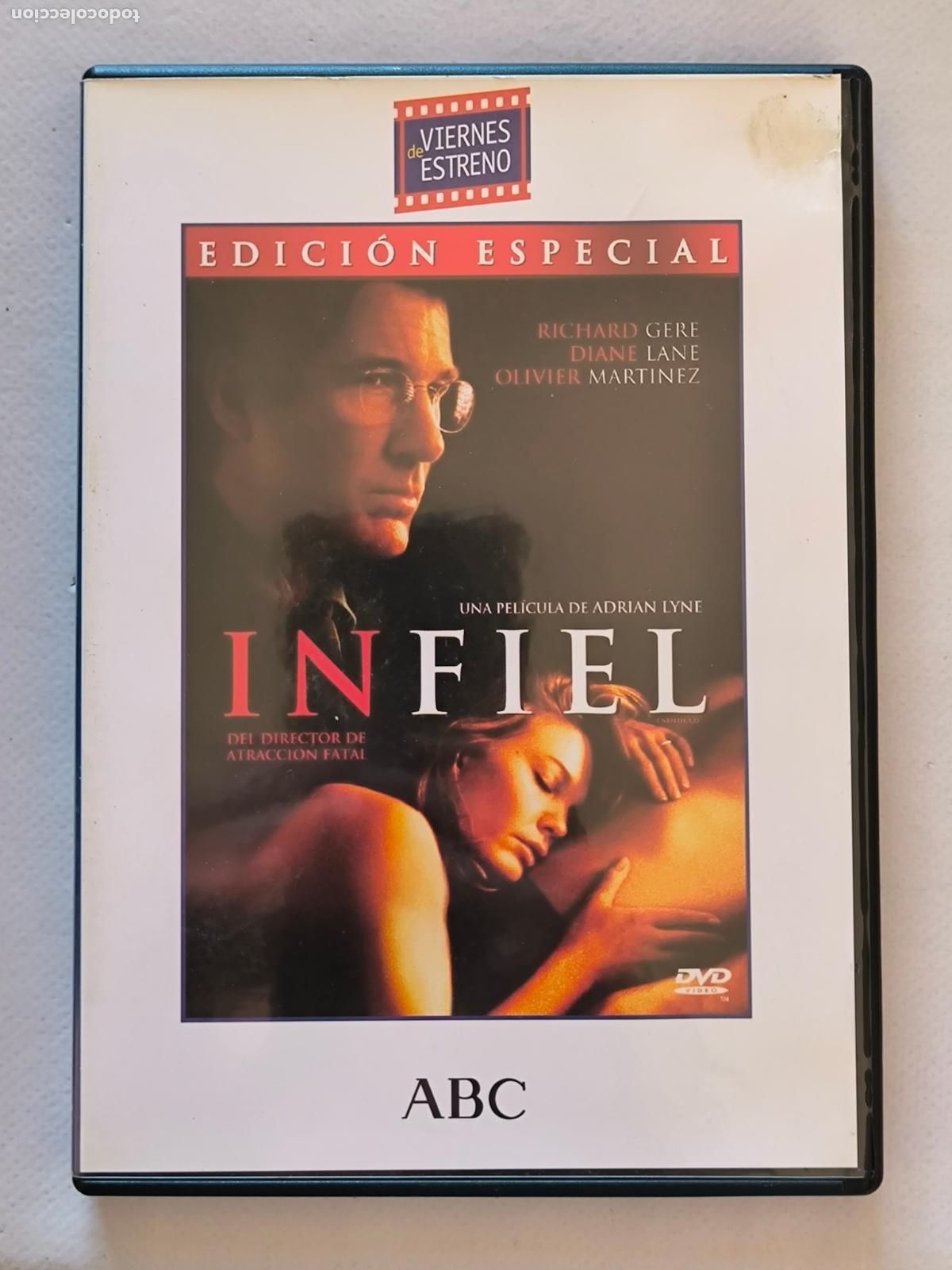 Cine: DVD INFIEL - RICHARD GERE, DIANE LANE (5F4)
