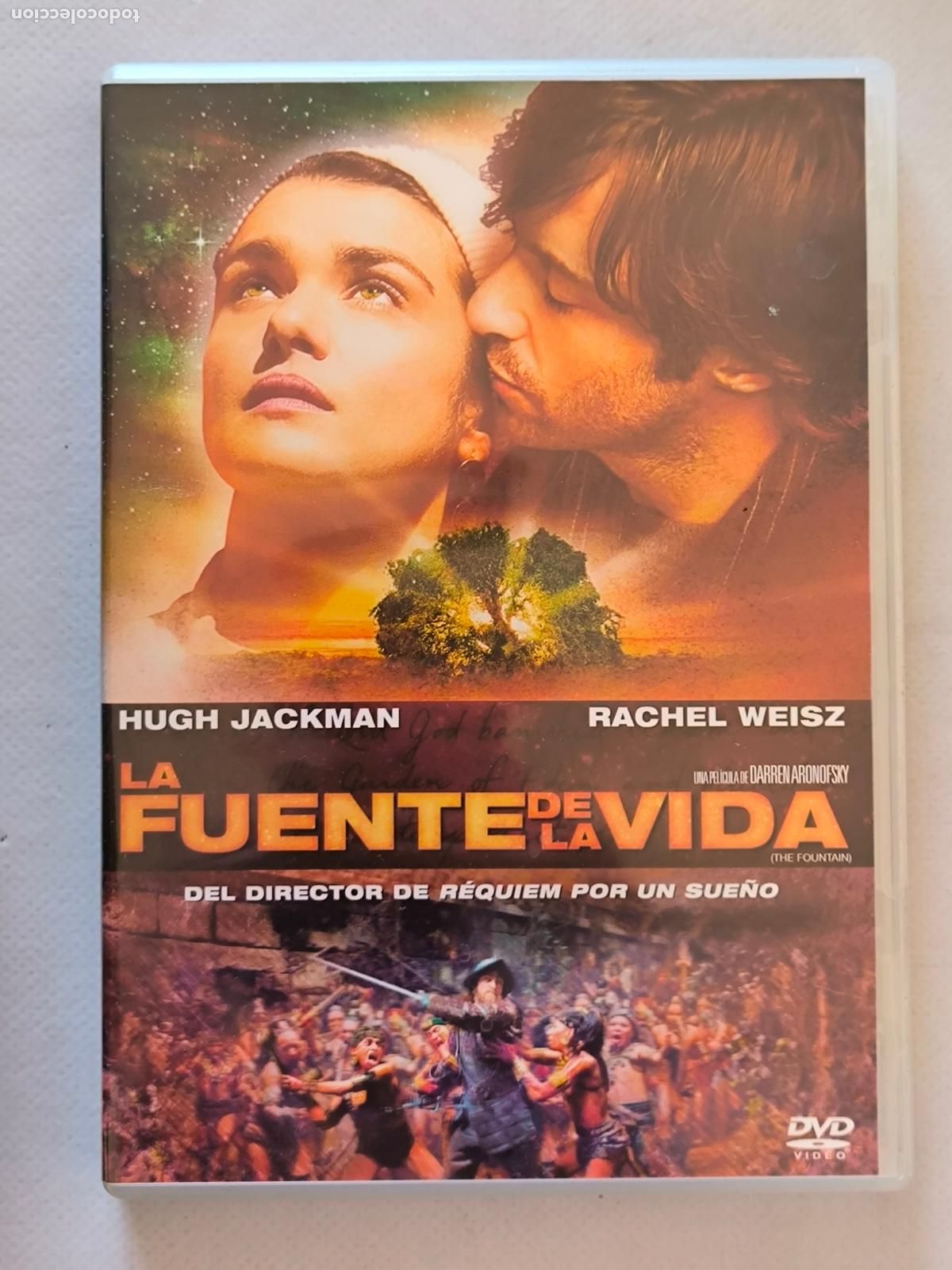 Cine: DVD LA FUENTE DE LA VIDA - HUGH JACKMAN, RACHEL WEISZ (5F5)