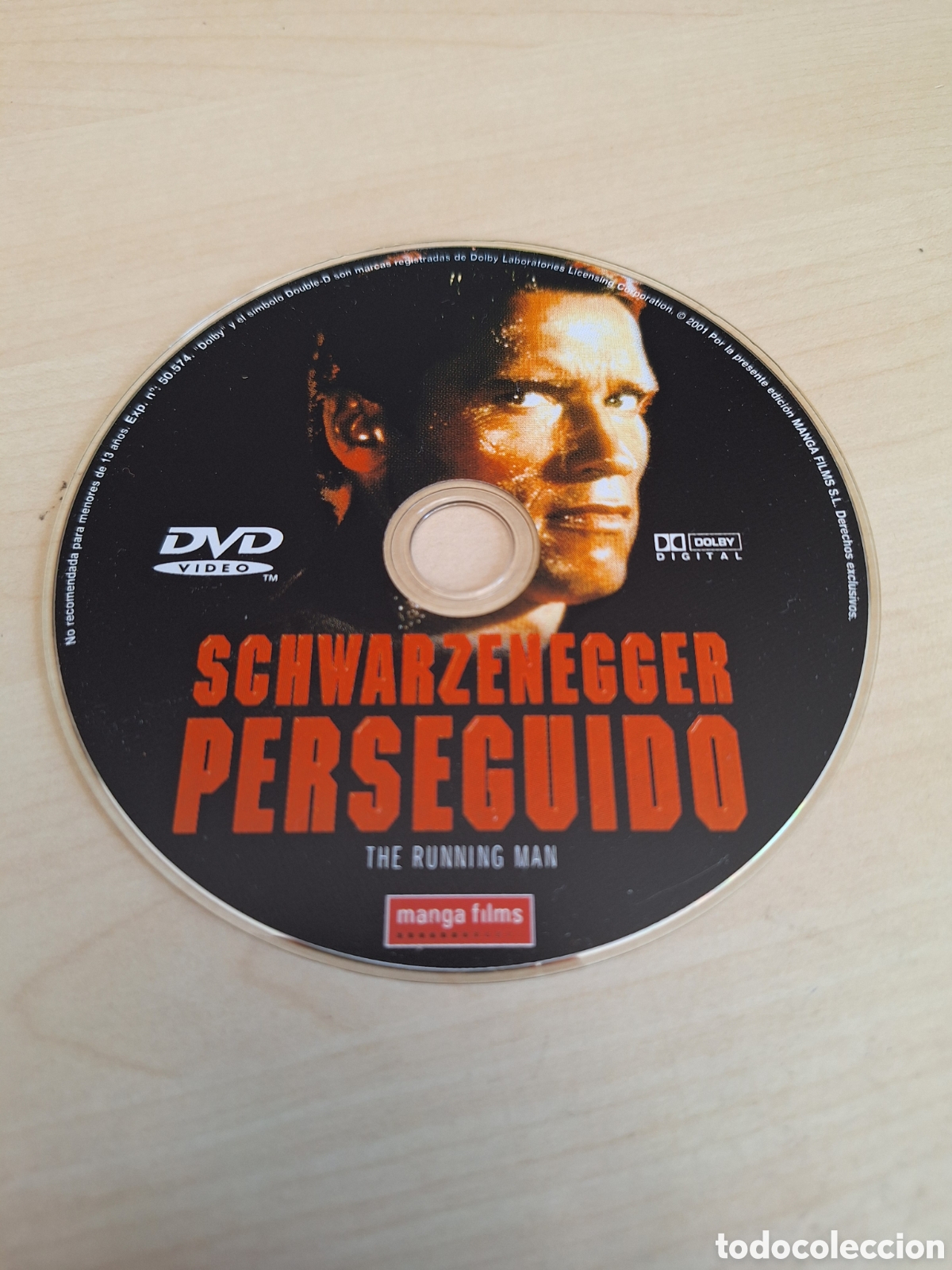Cine: SD1683 perseguido DVD SOLO DISCO