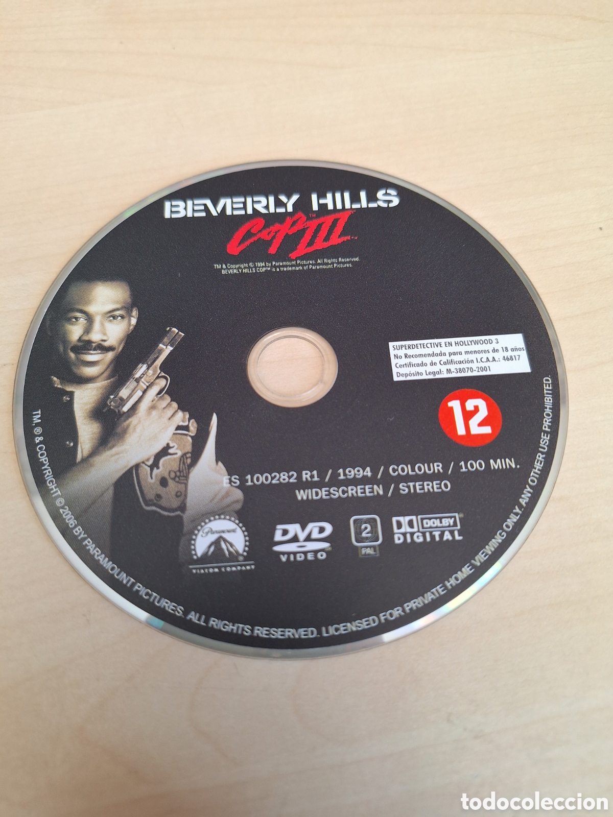 Cine: SD1696 super detective en hollywood III DVD SOLO DISCO