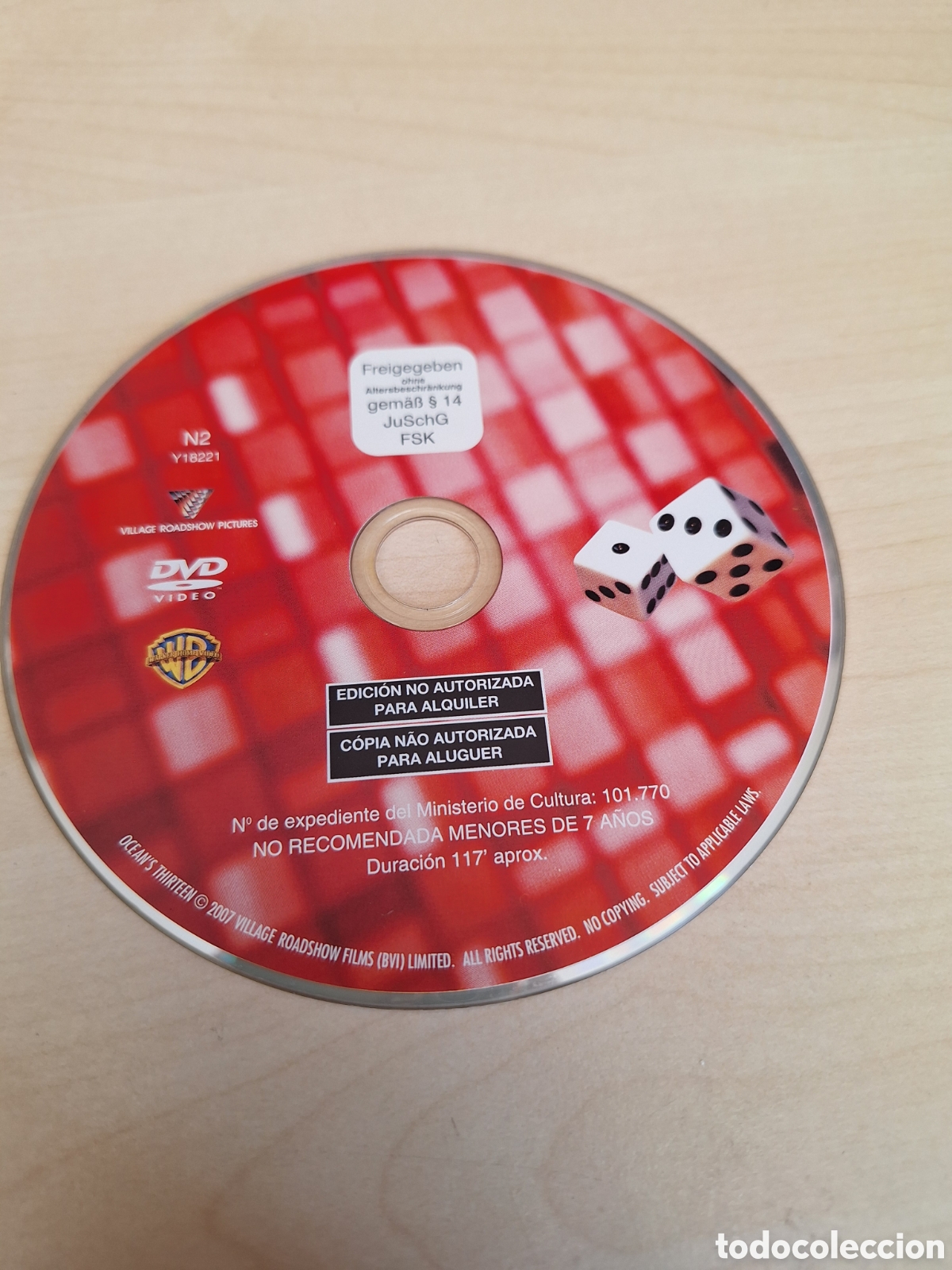 Cine: SD1698 oceans thirteen DVD SOLO DISCO