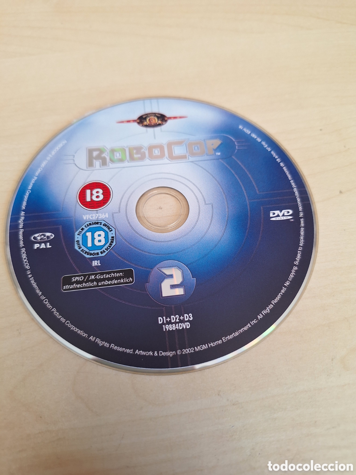 Cine: SD1704 robocop 2 DVD SOLO DISCO