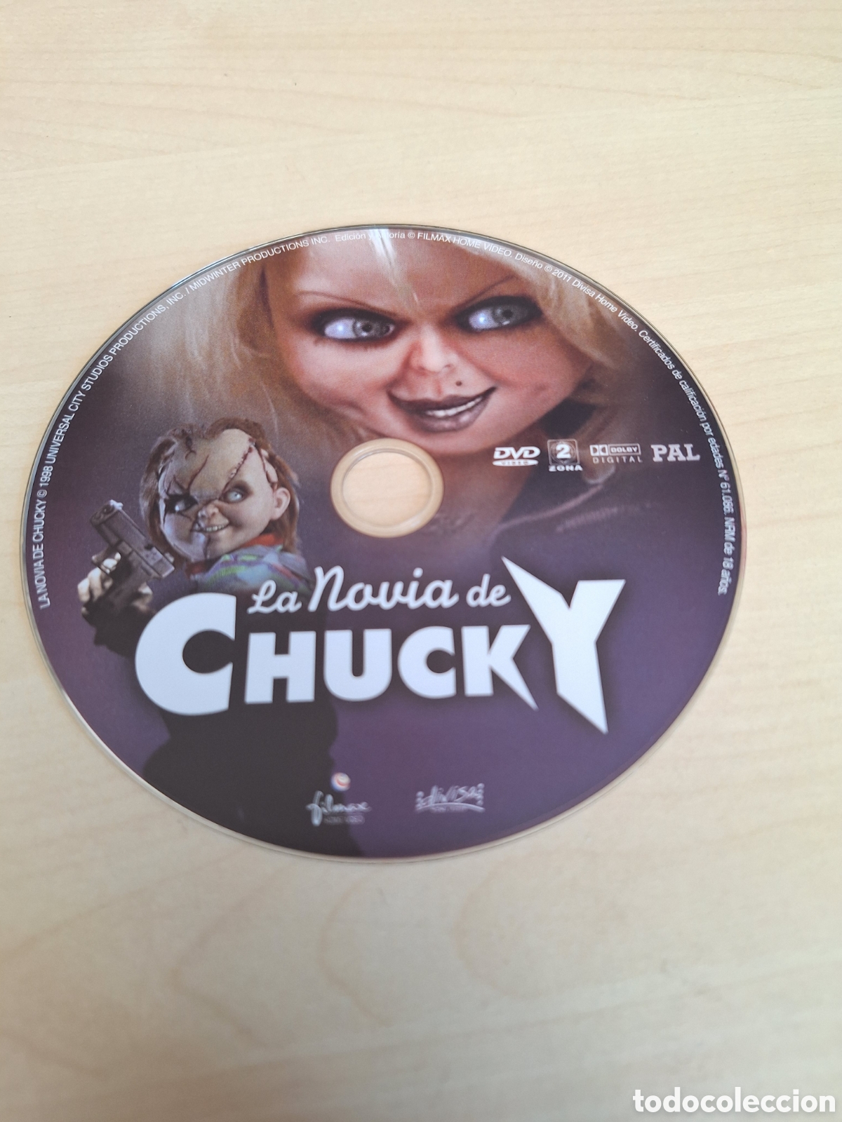 Cine: SD1706 la novia de chucky DVD SOLO DISCO
